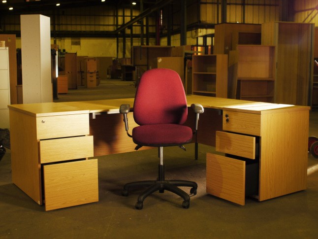 Office desk with drawers