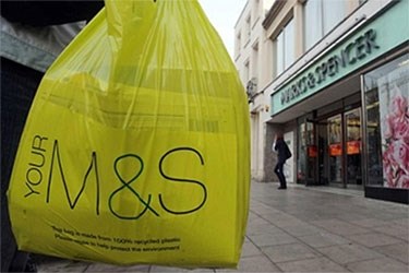 marks and spencer yellow bag