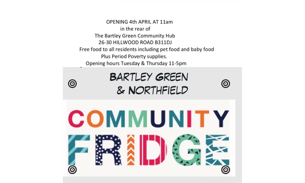 Bartley Green & Northfield Community Fridge Neighbourly